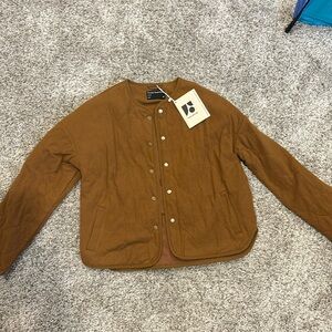 Brand new with tags Frank and Oak bomber jacket. Sz S
